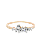 Elegant Diamond Cluster Ring