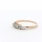 Elegant Diamond Cluster Ring