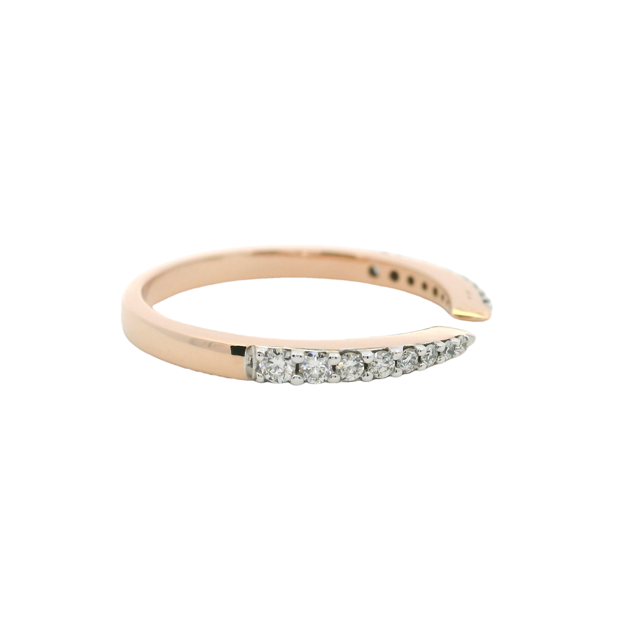 Elegant Open-Ended Diamond Ring