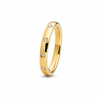 Yellow Gold Natural Diamond Ring