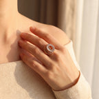 Rose Gold Cocktail Ring with Round Brilliant Cut Diamonds