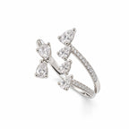 Natural Colorless Diamond Ring