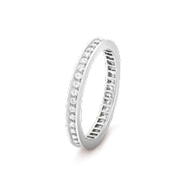 Silver Diamond Ring